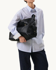 Songmont -Large Yore Hobo Bag - Onyx