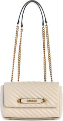 Gues* - Black sela crossbody bag - Cream