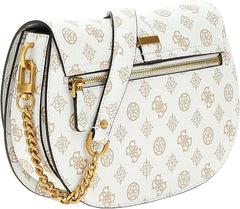 Gues* - Kuba Mini Crossbody Flap XS Logo-WHITE MULTI