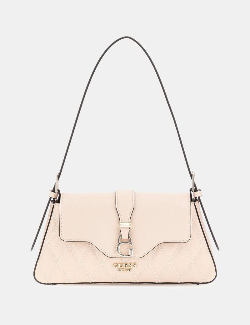 Gues* -  Adi 4G logo shoulder bag - Peach