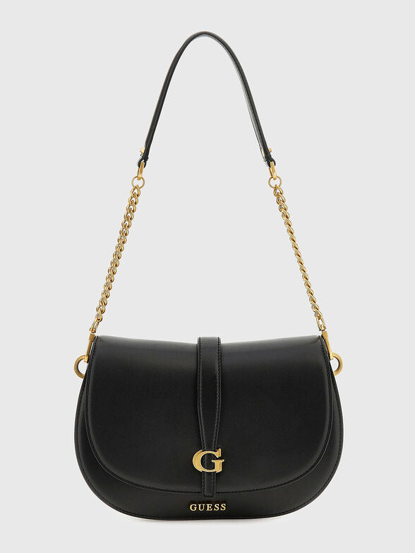Gues* - Kuba Mini Crossbody Flap XS Logo-BLACK