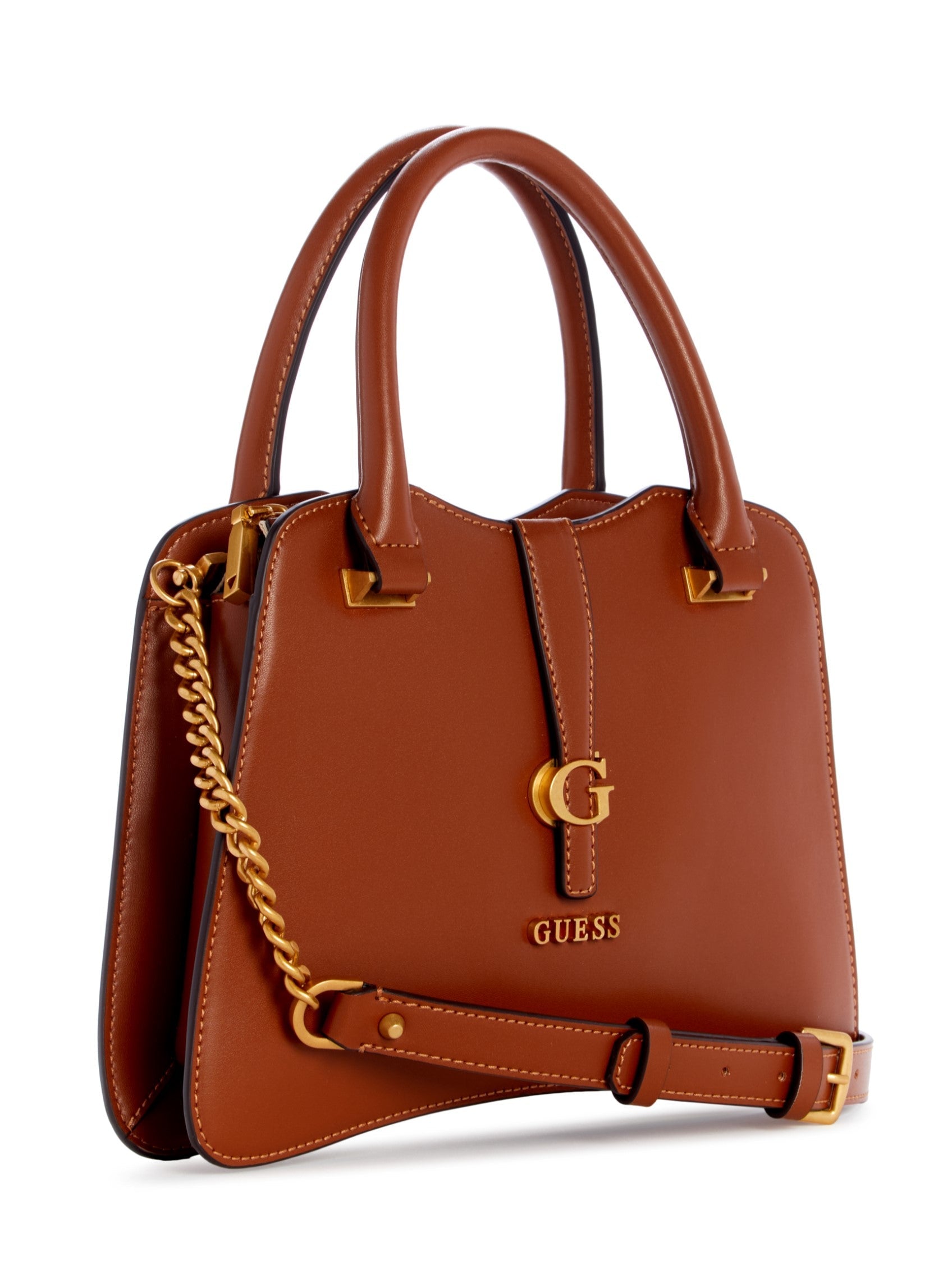 Gues* - Kuba Small Satchel - Cognac