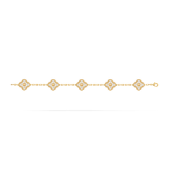VCA-Vintage Alhambra bracelet, 5 motifs