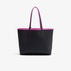 Lacost* - Anna Reversible Tote with Pouch - Black Malva