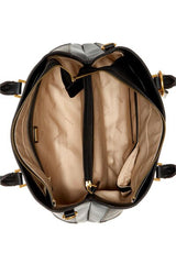 GUES* - Satchel bag CORDELIA-Black/Gold-ON SALE