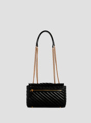 Gues* - Black sela crossbody bag - Red