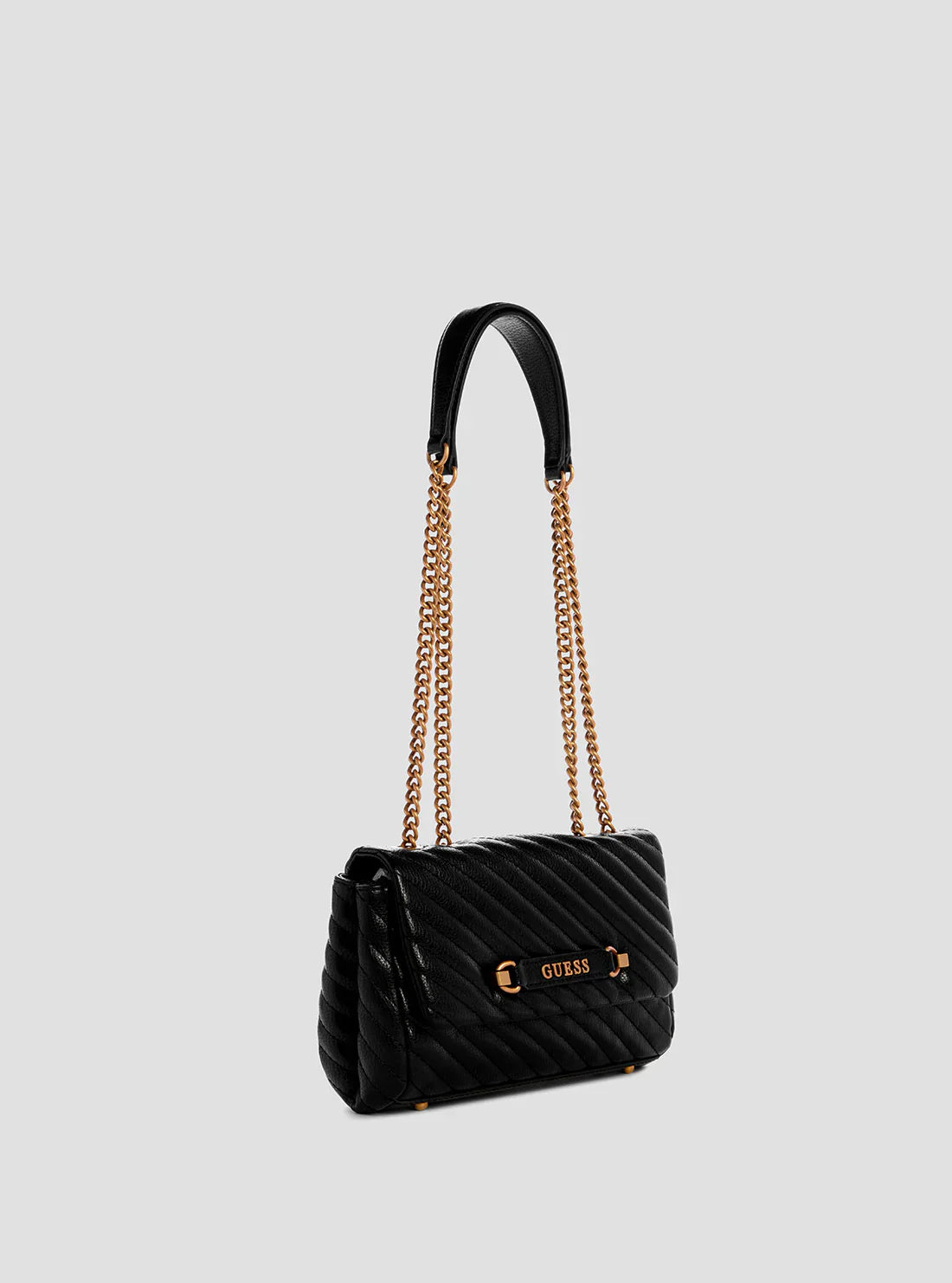 Gues* - Black sela crossbody bag - Cream