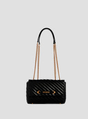 Gues* - Black sela crossbody bag - Red