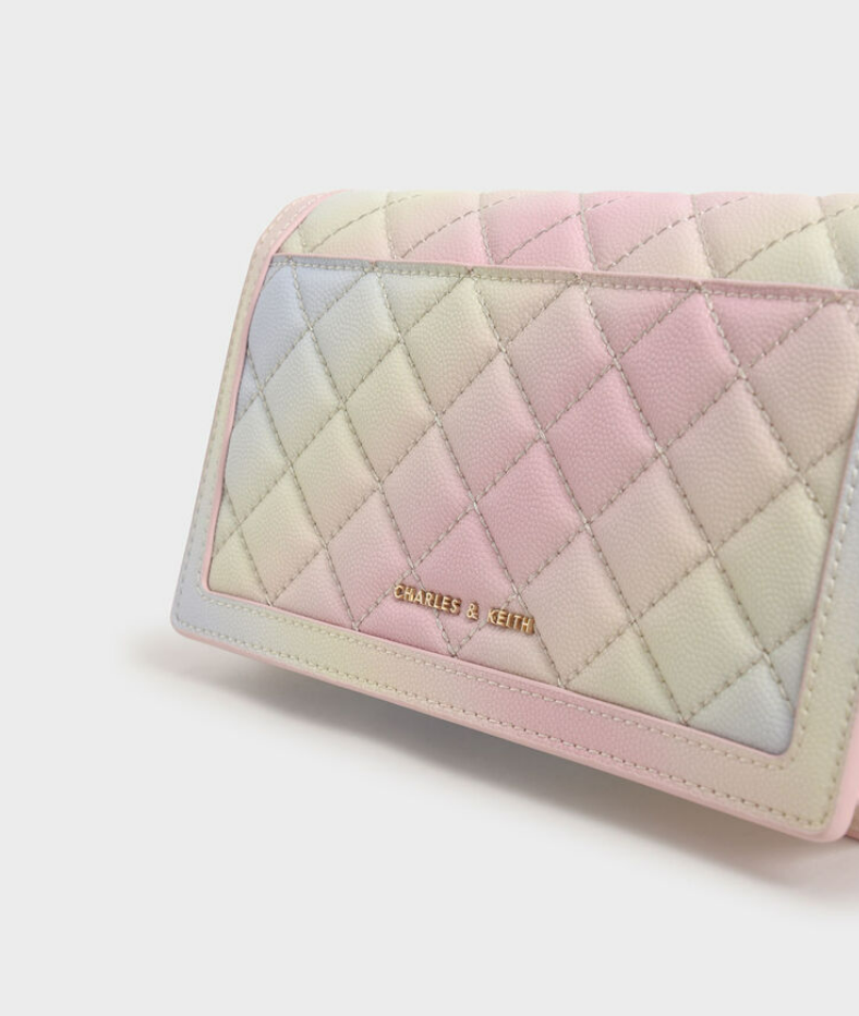 Charles & ke*th - Micaela Quilted Long Wallet - Multi