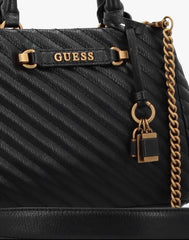 Gues* -  Sela Small Girlfriend Satchel - Black & Red
