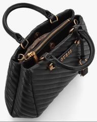 Gues* -  Sela Small Girlfriend Satchel - Black & Red