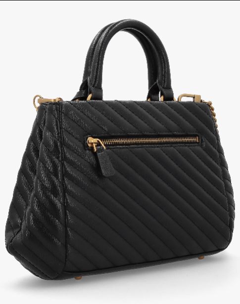 Gues* -  Sela Small Girlfriend Satchel - Black & Red