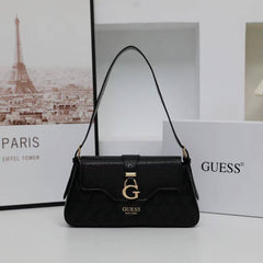 Gues* -  Adi 4G logo shoulder bag - BLACK