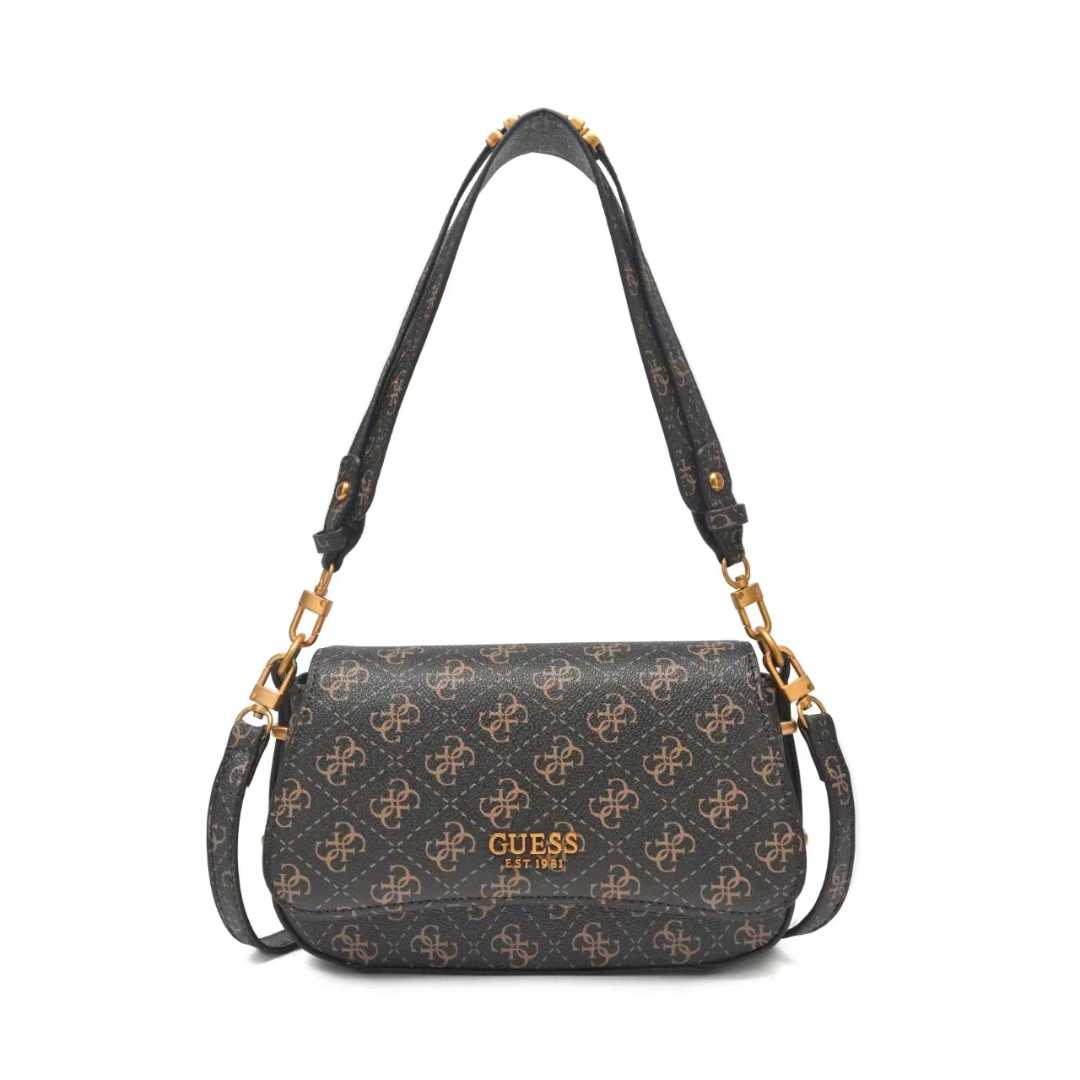 Gues* -  Guess Noelle Shoulder Bag - Gray