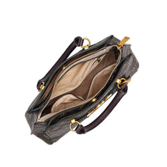Gues* -  Malva Girlfriend Black Satchel Bag - COAL