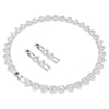 Swar*vski -Ariana Grande x Swarovski Tennis necklace Mixed cuts, Heart, White, Rhodium plated-5720857
