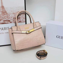 Gues* - Enisa Satchel Bag - Nude