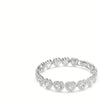 Swar*vski - Tennis bracelet  - Mixed cuts, Heart, White, Rhodium plated-5720860