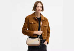 COAC* - Teri Shoulder Bag In Rainbow Signature Canvas
