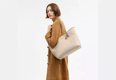COAC* - City Tote Bag In Rainbow Signature Canvas