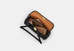 COAC* - Bridget Flap Shoulder Bag-Gold/Black