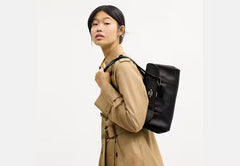 COAC* - Bridget Flap Shoulder Bag-Gold/Black