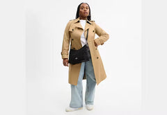 COAC* - Laurel Shoulder Bag In Signature Denim-Silver/BLACK