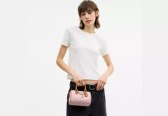 COAC* - Mini Rowan Crossbody Bag In Signature Canvas-Powder Pink