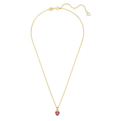 Swar*vski -Chroma pendant Heart, Pink, Gold-tone plated-5648750