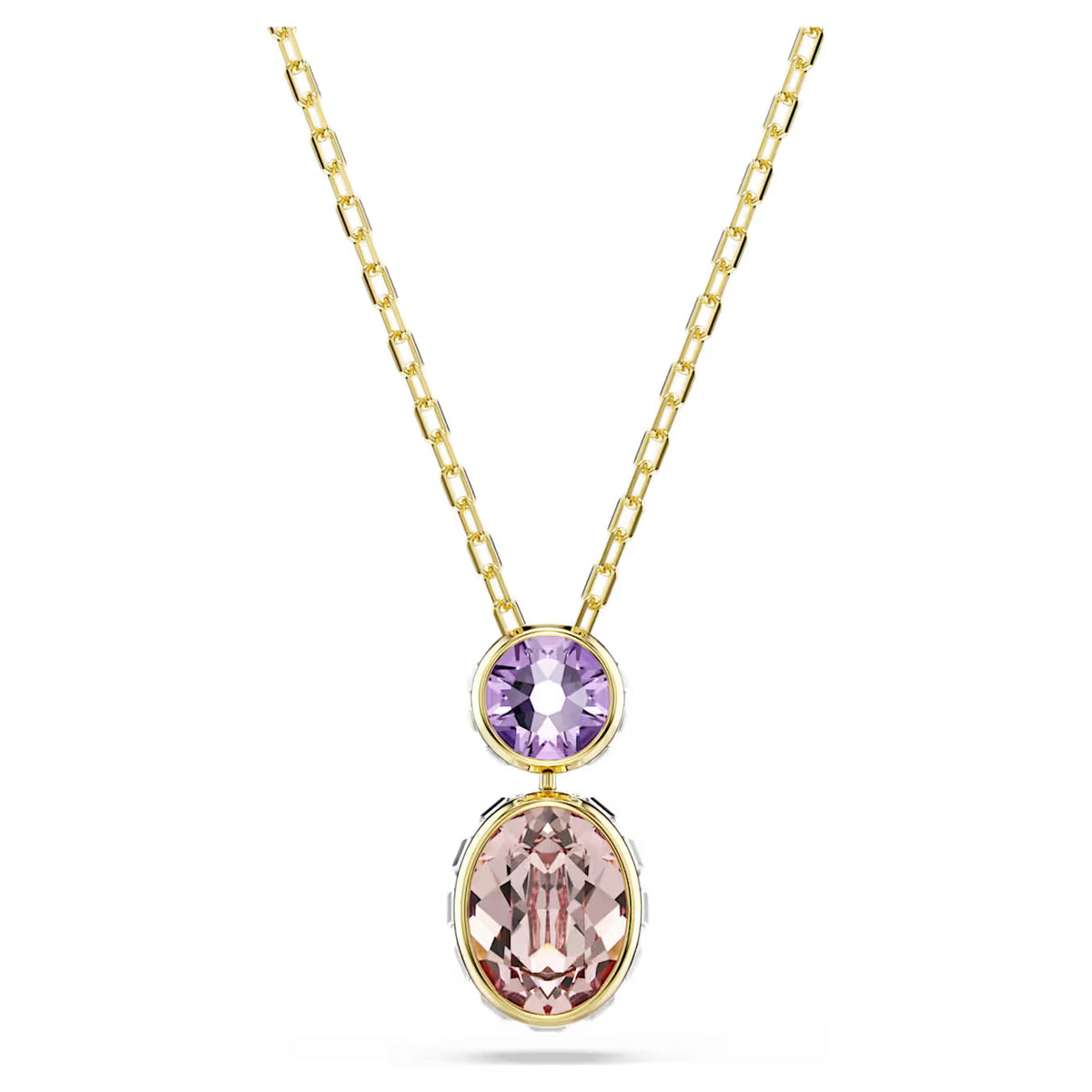Swar*vski -Chroma pendant Mixed cuts, Multicolored, 18K gold finish-5741586
