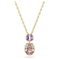 Swar*vski -Chroma pendant Mixed cuts, Multicolored, 18K gold finish-5741586