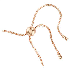 Swar*vski -Constella bracelet Crystal pearl, Round cut, White, Rose gold-tone plated-5728588