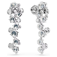 Swar*vski -Constella drop earrings Mixed cuts, White, Rhodium plated-5732252