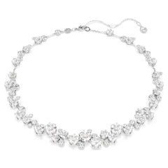 Swar*vski -Constella necklace Round cut, White, Rhodium plated-5722472