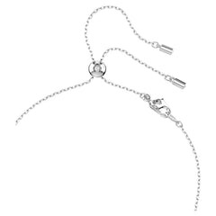 Swar*vski -Constella Y necklace Crystal pearl, Round cuts, White, Rhodium plated-5711830