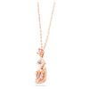 Swar*vski - Dazzling Swan pendant - Swan, Pink, Rose gold-tone plated - 5473024