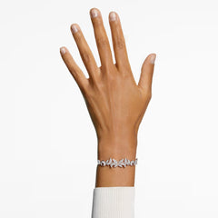 Swar*vski -Idyllia Lilia bracelet Butterfly, White, Rose gold-tone plated-5636430