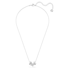 Swar*vski -Idyllia Lilia necklace Butterfly, White, Rhodium plated-5636421