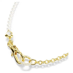 Swar*vski - Idyllia necklace Crystal pearl, White, 18K gold finish-5742961