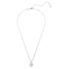 Swar*vski -Imber pendant Heart cut, Heart, Blue, Rhodium plated 5711346