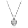 Swar*vski -Imber pendant Heart cut, Heart, Blue, Rhodium plated 5711346