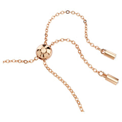 Swar*vski -Matrix bracelet Mixed cuts, White, Rose gold-tone plated-5730706