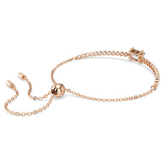 Swar*vski -Matrix bracelet Mixed cuts, White, Rose gold-tone plated-5730706