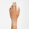 Swar*vski - Matrix Tennis bracelet Round cut, White, Rhodium plated-5648937