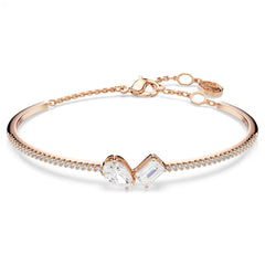 Swar*vski -Mesmera bangle Mixed cuts, White, Rose gold-tone plated-5734247