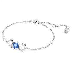 Swar*vski - Mesmera bracelet Mixed cuts, Blue, Rhodium plated-5668359