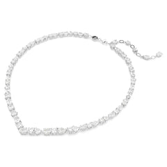 Swar*vski -Mesmera necklace Mixed cuts, White, Rhodium plated-5665242