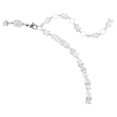 Swar*vski -Mesmera necklace Mixed cuts, White, Rhodium plated-5665242