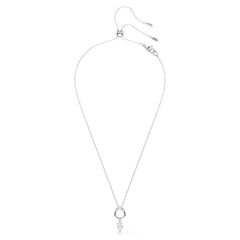 Swar*vski -Mesmera pendant Pear cut, White, Rhodium plated-5723146