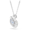 Swar*vski -Swan pendant Mixed cuts, Swan, Blue-5723389